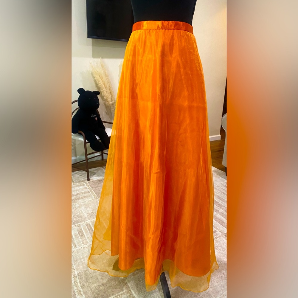 Orange skirt
